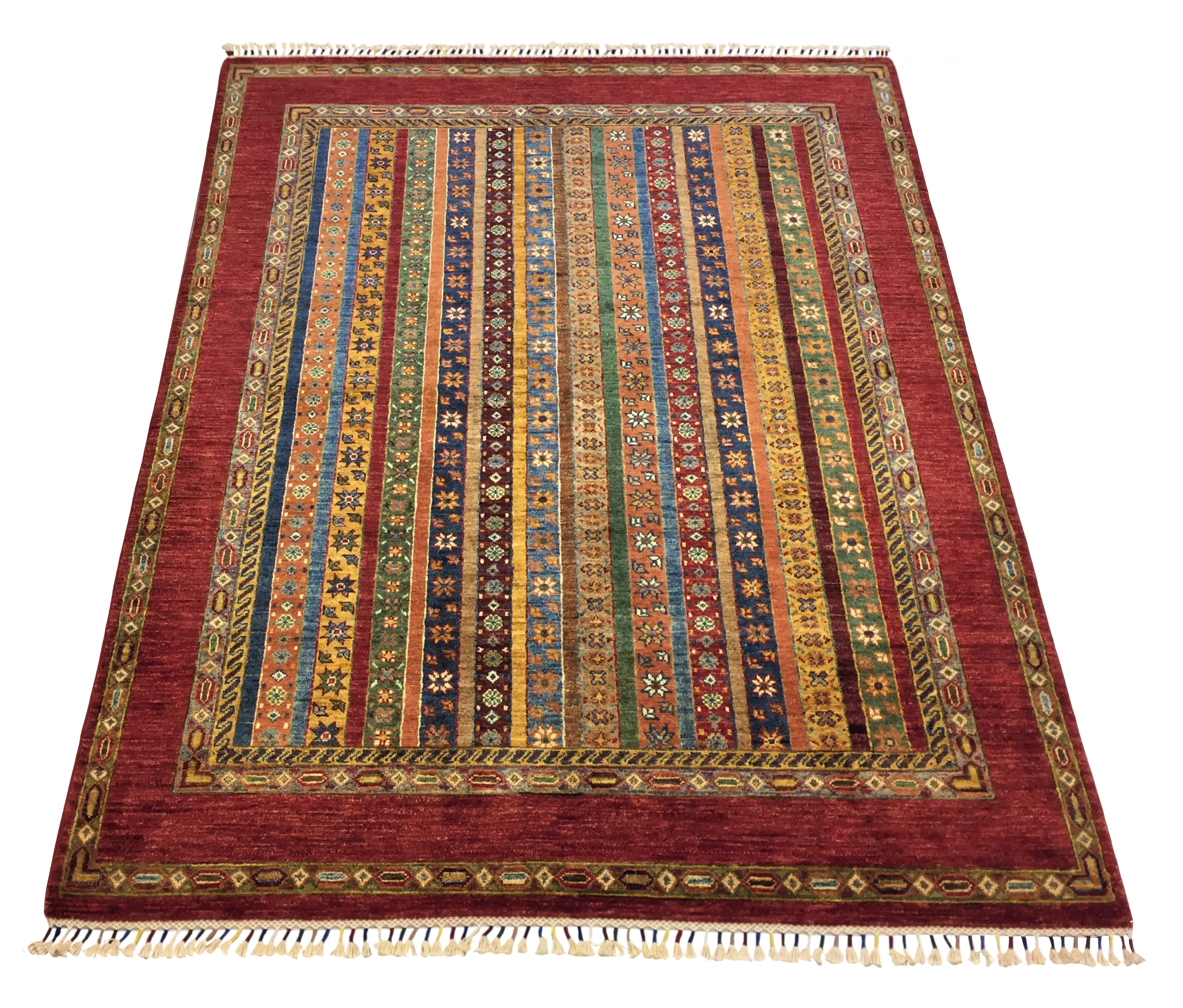 Şirvan Bicolor Carpet 209 X 155 cm - Alfombras de Estambul -  Turkish Carpets - Alfombras de Estambul