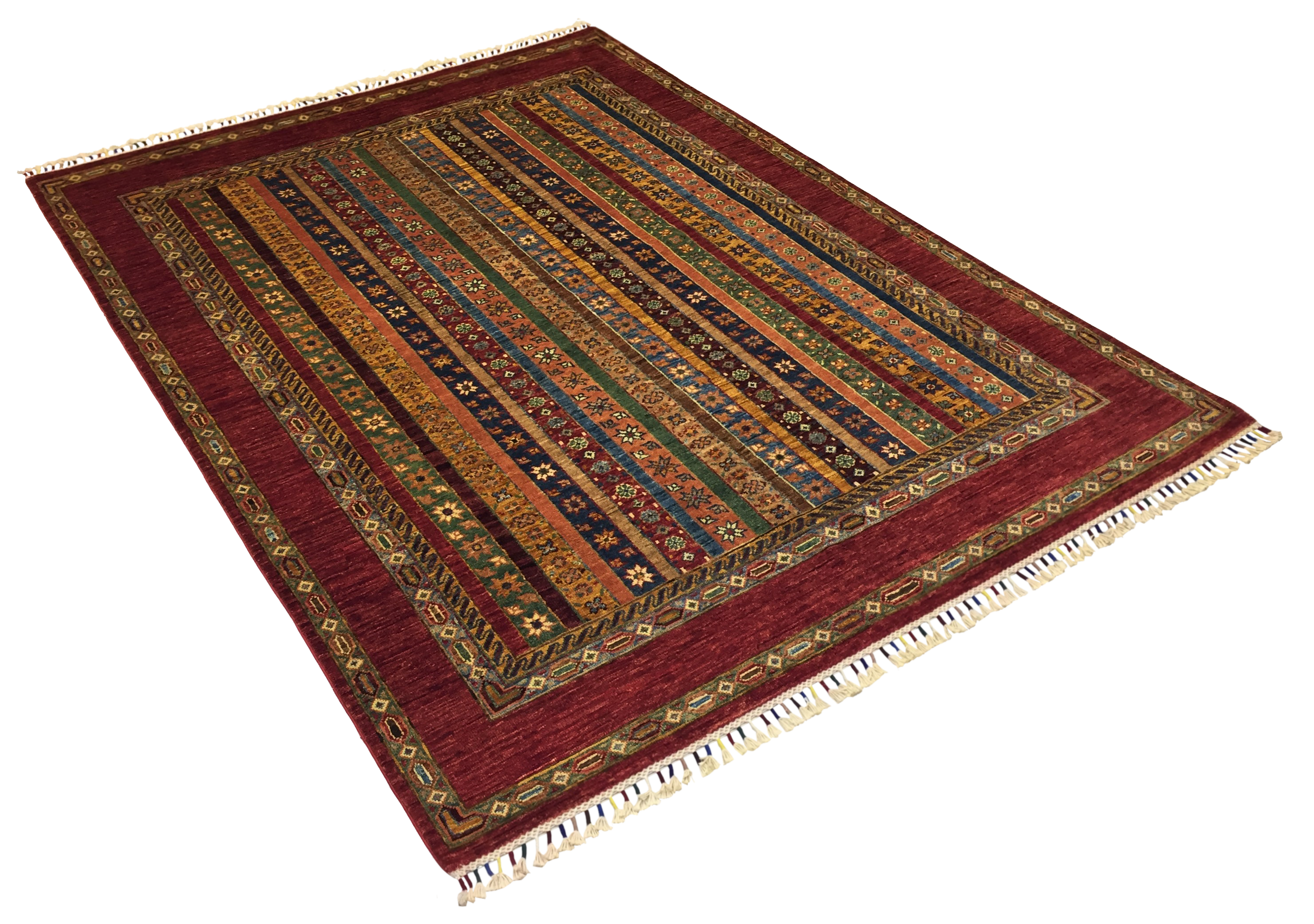 Şirvan Bicolor Carpet 209 X 155 cm - Alfombras de Estambul -  Turkish Carpets - Alfombras de Estambul