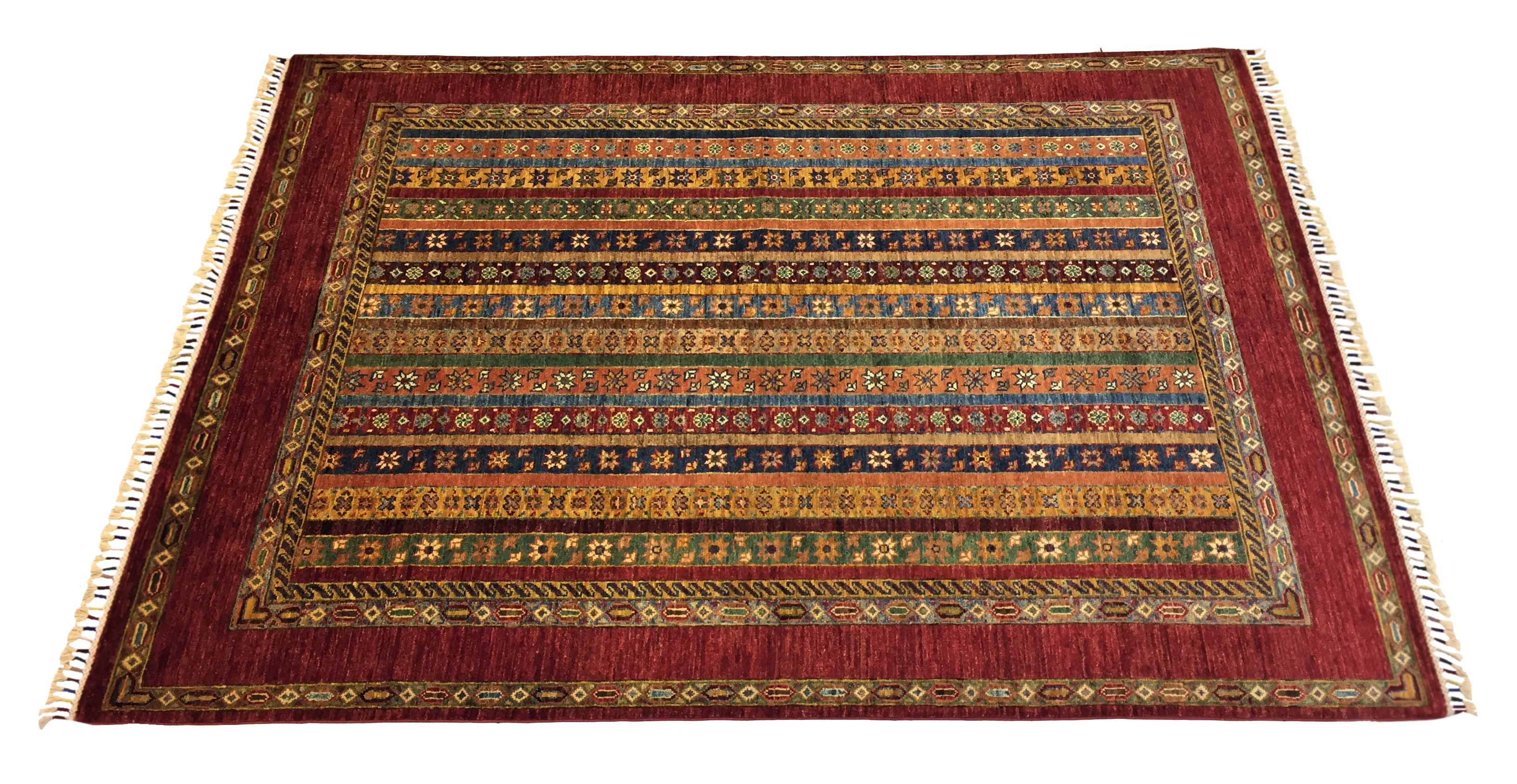 Şirvan Bicolor Carpet 209 X 155 cm - Alfombras de Estambul -  Turkish Carpets - Alfombras de Estambul