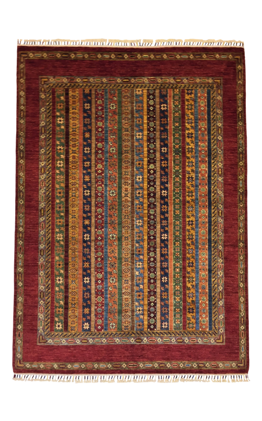 Şirvan Bicolor Carpet 209 X 155 cm - Alfombras de Estambul -  Şirvan - Alfombras de Estambul