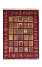 Şirvan Bicolor Carpet 206 X 155 cm - Alfombras de Estambul -  Şirvan - Alfombras de Estambul