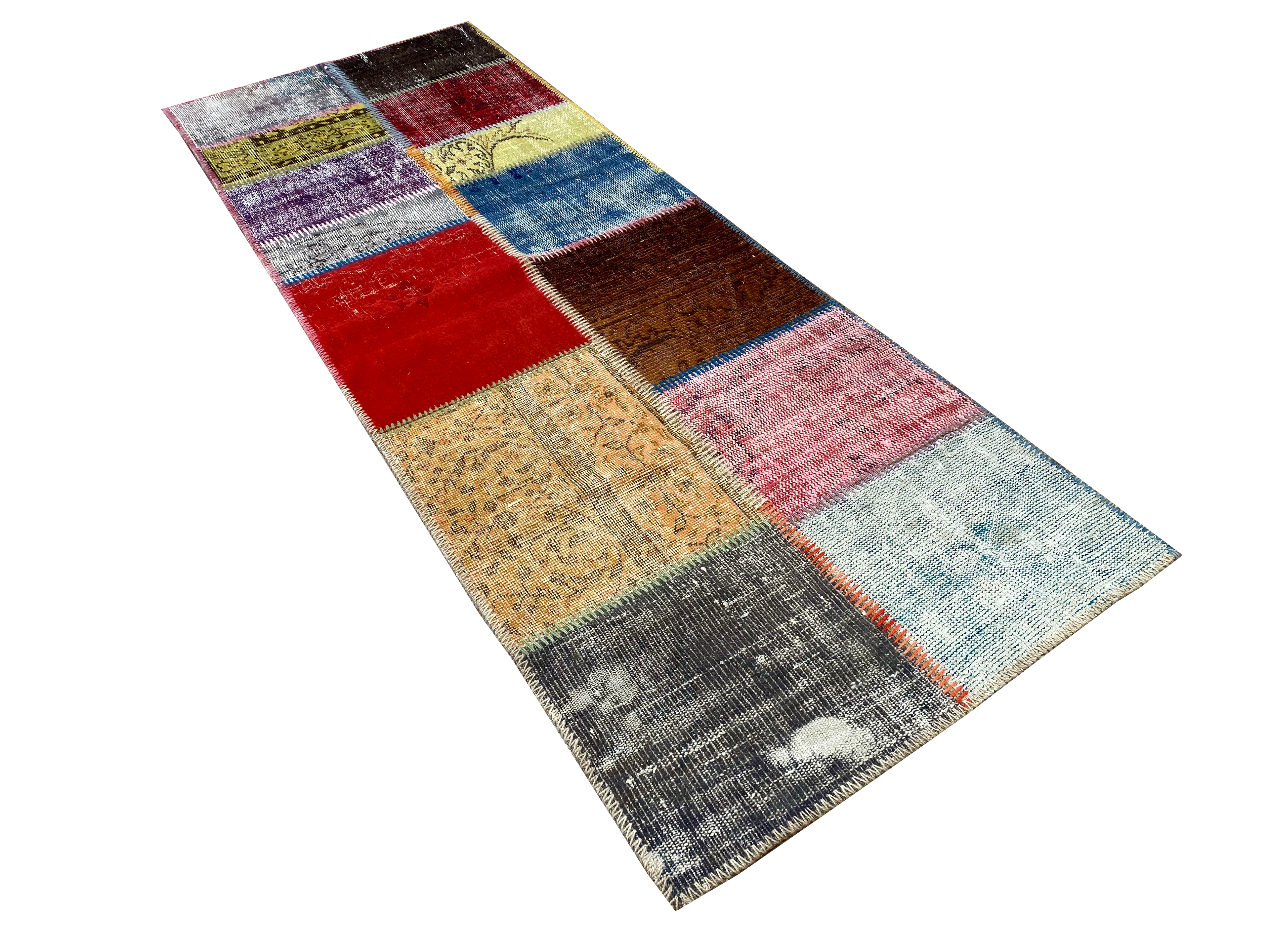 Patchwork Carpet 80 X 200 cm - Alfombras de Estambul -  Patchwork - Alfombras de Estambul