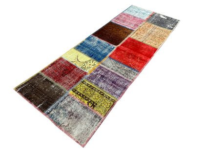 Patchwork Carpet 80 X 200 cm - Alfombras de Estambul -  Patchwork - Alfombras de Estambul
