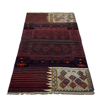 %100 Handmade Carpet Bakhtiari 106 X 215 cm