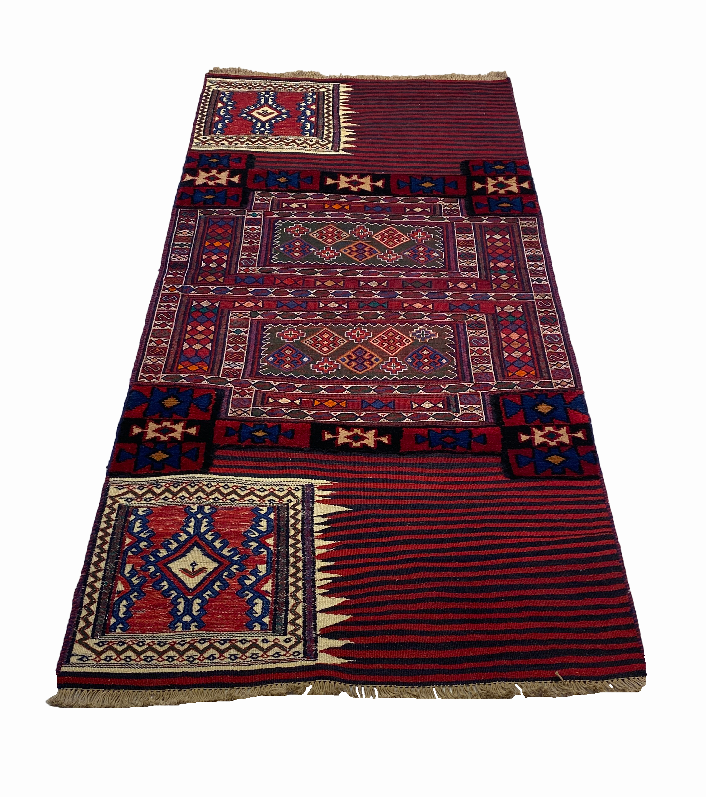 %100 Alfombra hecha a mano Bakhtiari 110 X 233 cm