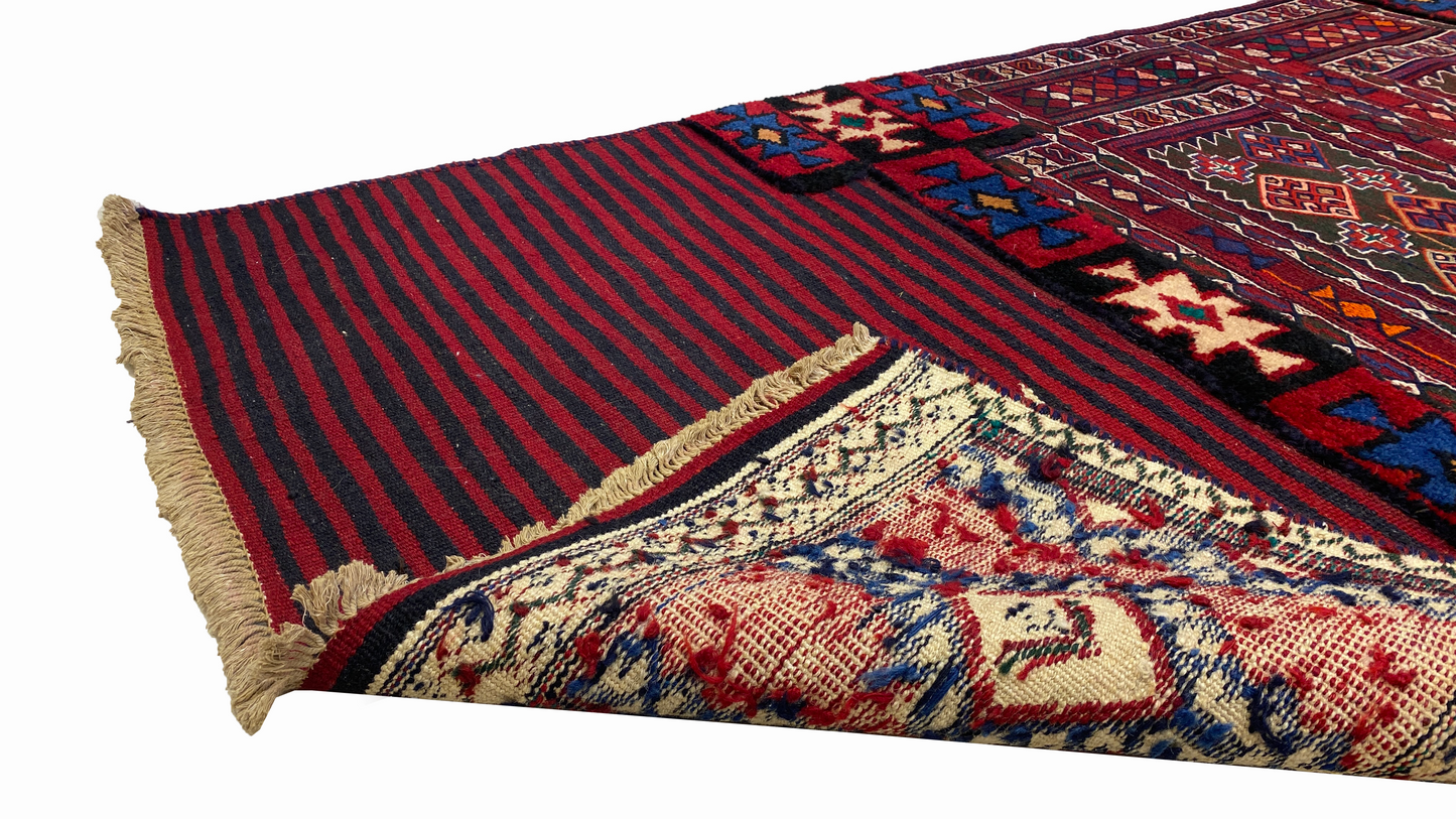 %100 Handmade Carpet Bakhtiari 110 X 233 cm