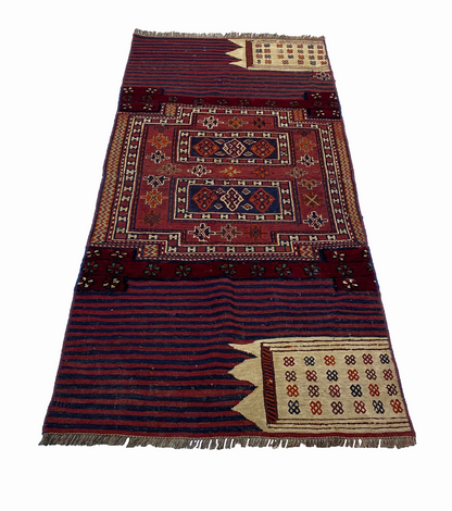 %100 Handmade Carpet Bakhtiari 95 X 222 cm