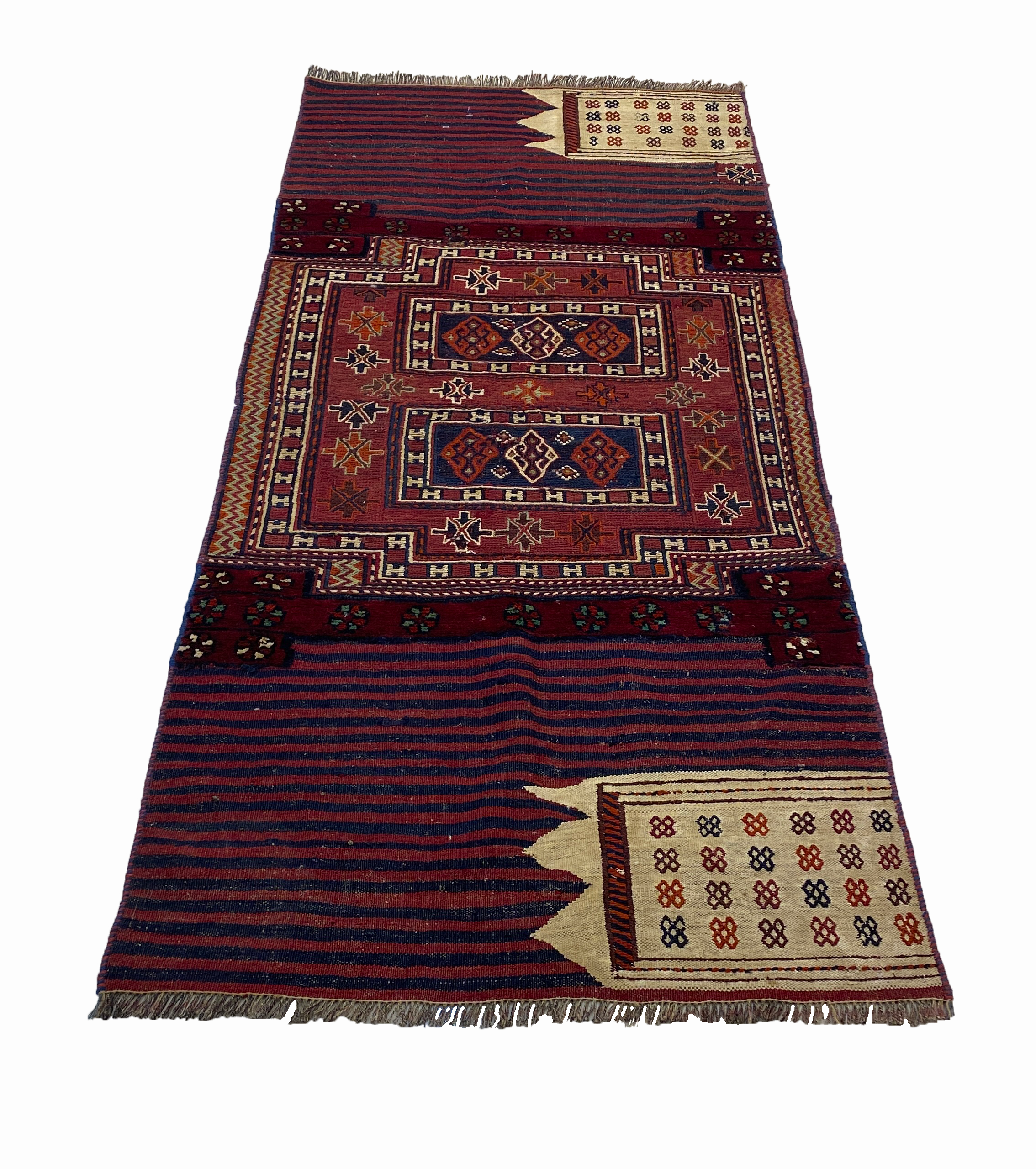 %100 Alfombra Hecha A Mano Bakhtiari 95 X 222 cm