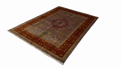 %100 Handmade Mamluk Carpet 233 x 171 cm