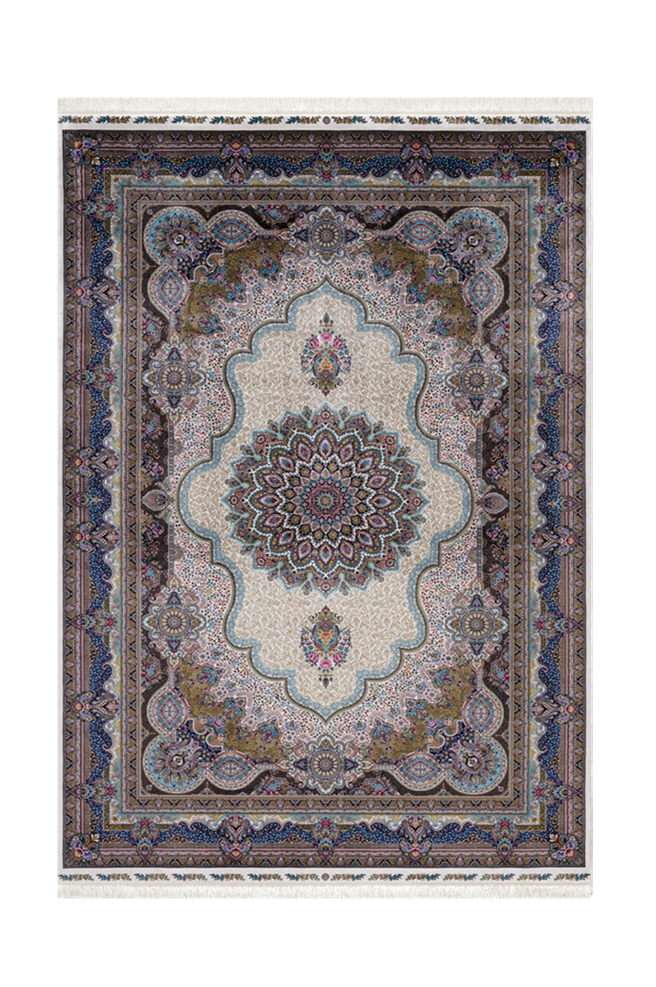 Alfombra de seda clásica 355A