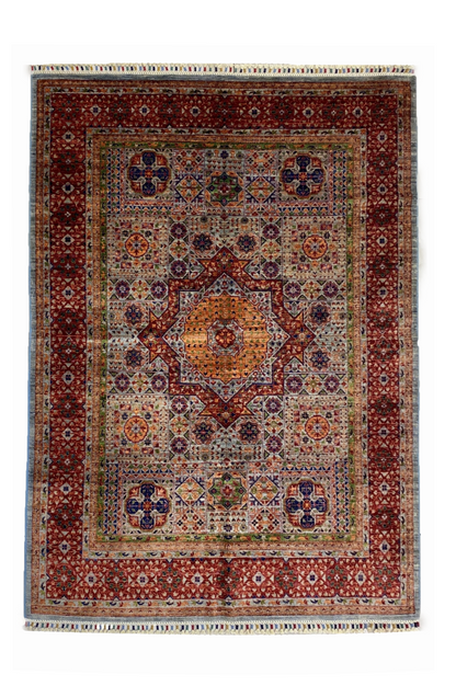 %100 Handmade Mamluk Carpet 157 X 194 cm