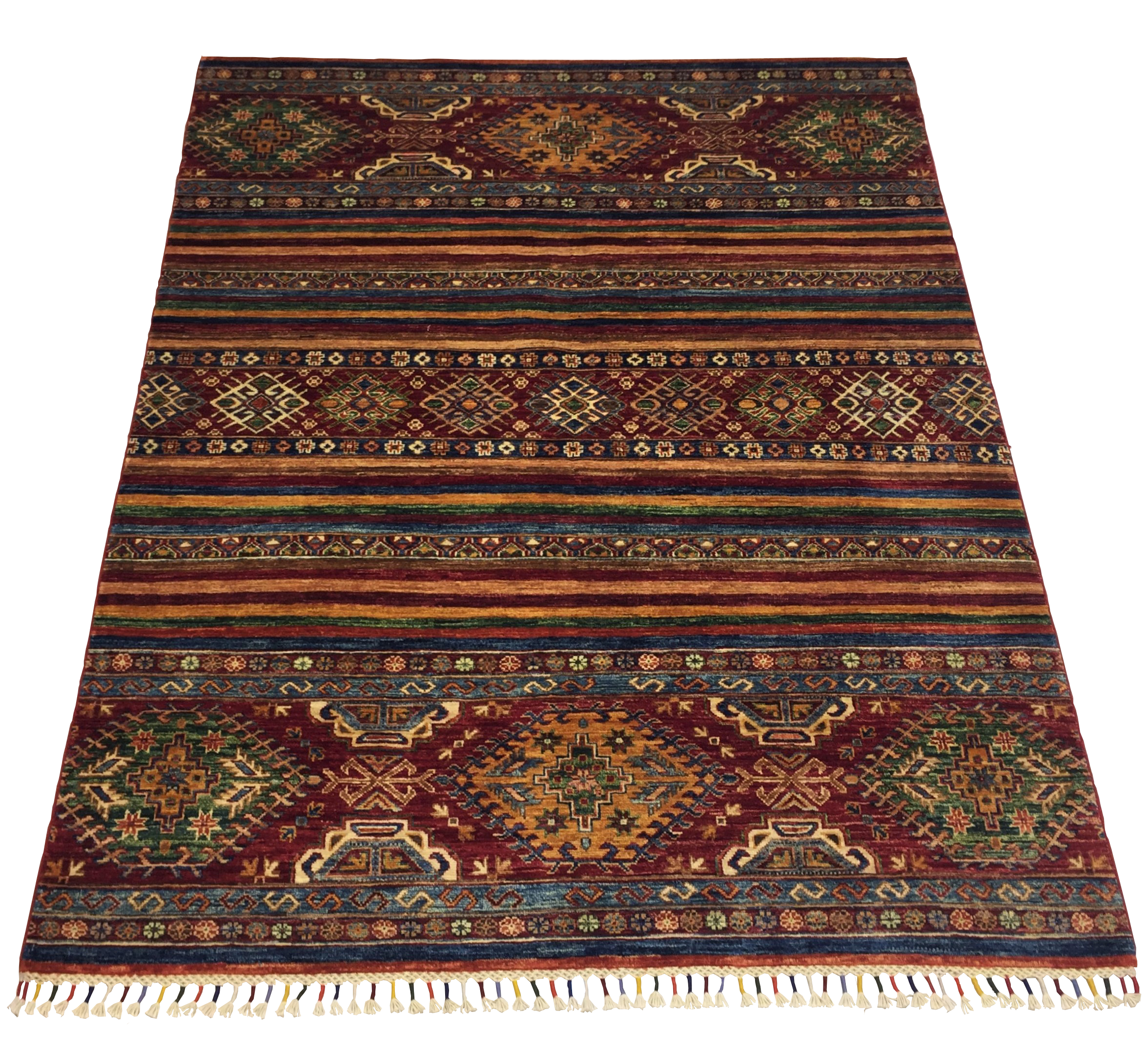 Şirvan Bicolor Carpet 196 X 152 cm - Alfombras de Estambul -  Turkish Carpets - Alfombras de Estambul