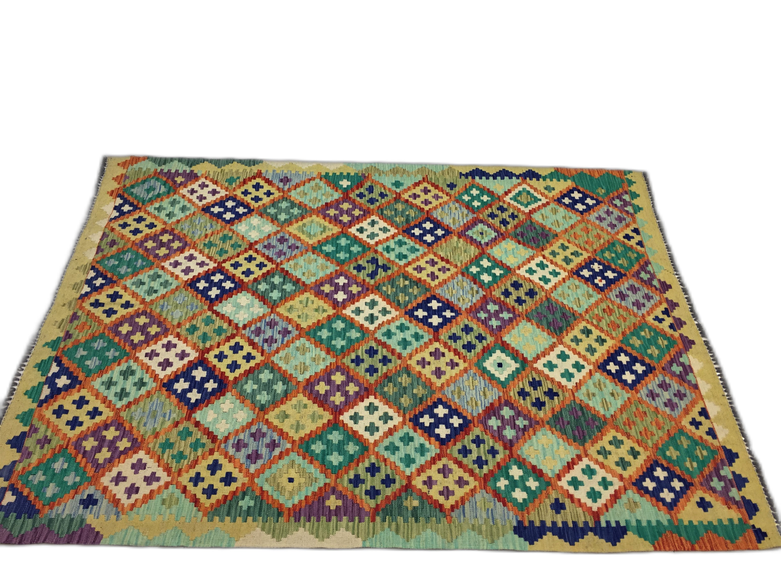 Kilim 151 X 202 cm - Alfombras de Estambul -  Turkish Kilims - Alfombras de Estambul